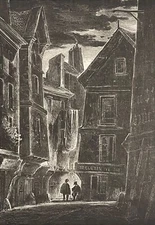 Paris Home Perrinet Leclerc Lithography On China 1839 Door Saint-Germain