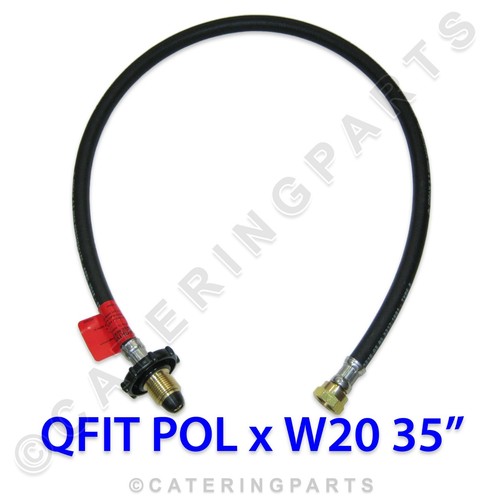 0.9m LPG HOSE HAND WHEEL QUICKFIT POL W20 PIGTAIL GAS PIPE BOTTLE CONNECTOR HOSE eBay