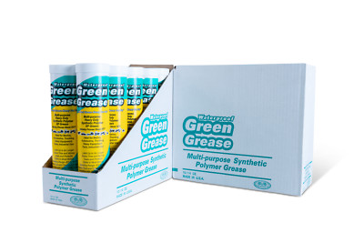 10-14 Green Grease Synthetic Waterproof Hi Temp Multi Purpose EP LASTS 8X LONGER