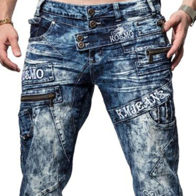 K&M Kosmo Lupo CHASE Herren Jeans Denim Straight Cut Alle Gr. Neu