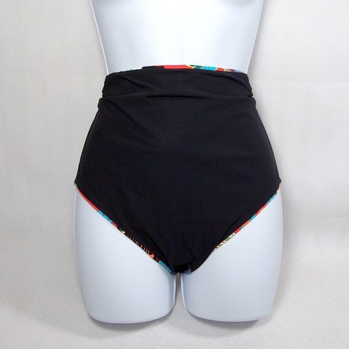 Skinny Dippers Swim Suit Bottoms Reversible Floral Size XL Modest Bathing Suit - Picture 4 of 5