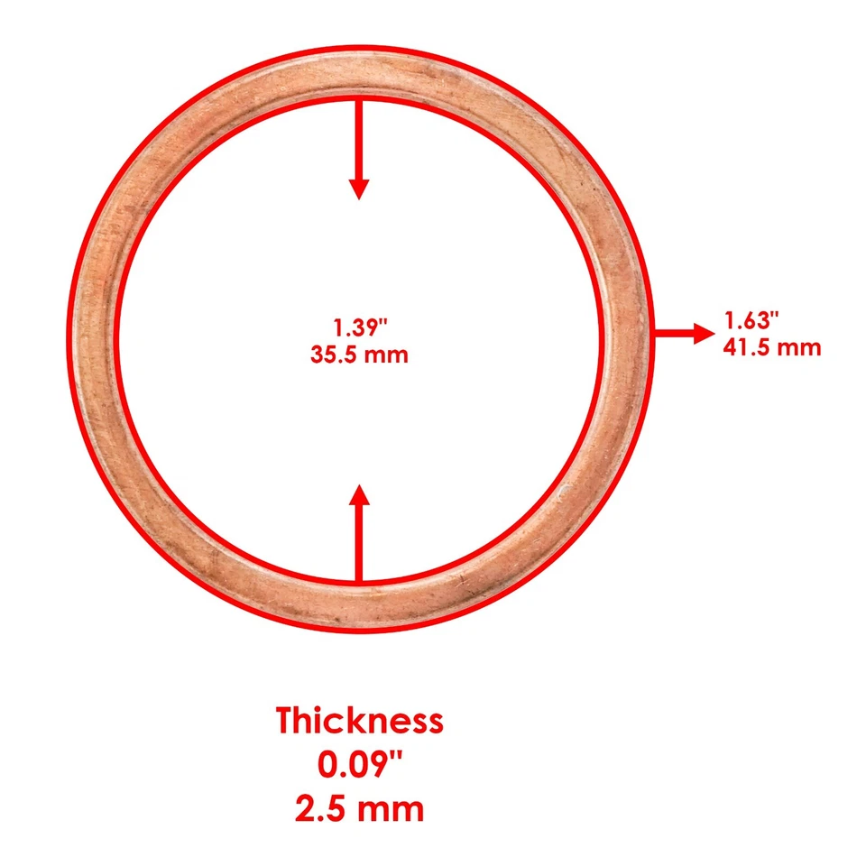 Exhaust Pipe Holder Gasket for Kawasaki Ninja 650 EX650E EX650F Abs 2012-2016 — 第 2/4 张图片