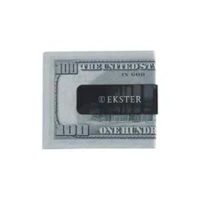 Ekster Cash Clip Stainless Steel Money Clip Black- NEW