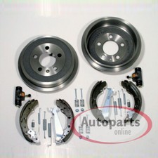 Bremstrommeln Ø 200 mm + Bremsbacken Zubehör + Radzylinder hinten für Seat Ibiza