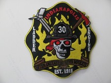 Indianapolis  Indiana IN  30  Est 1915 Fire Dept  patch Iron On 4? Free Shipping