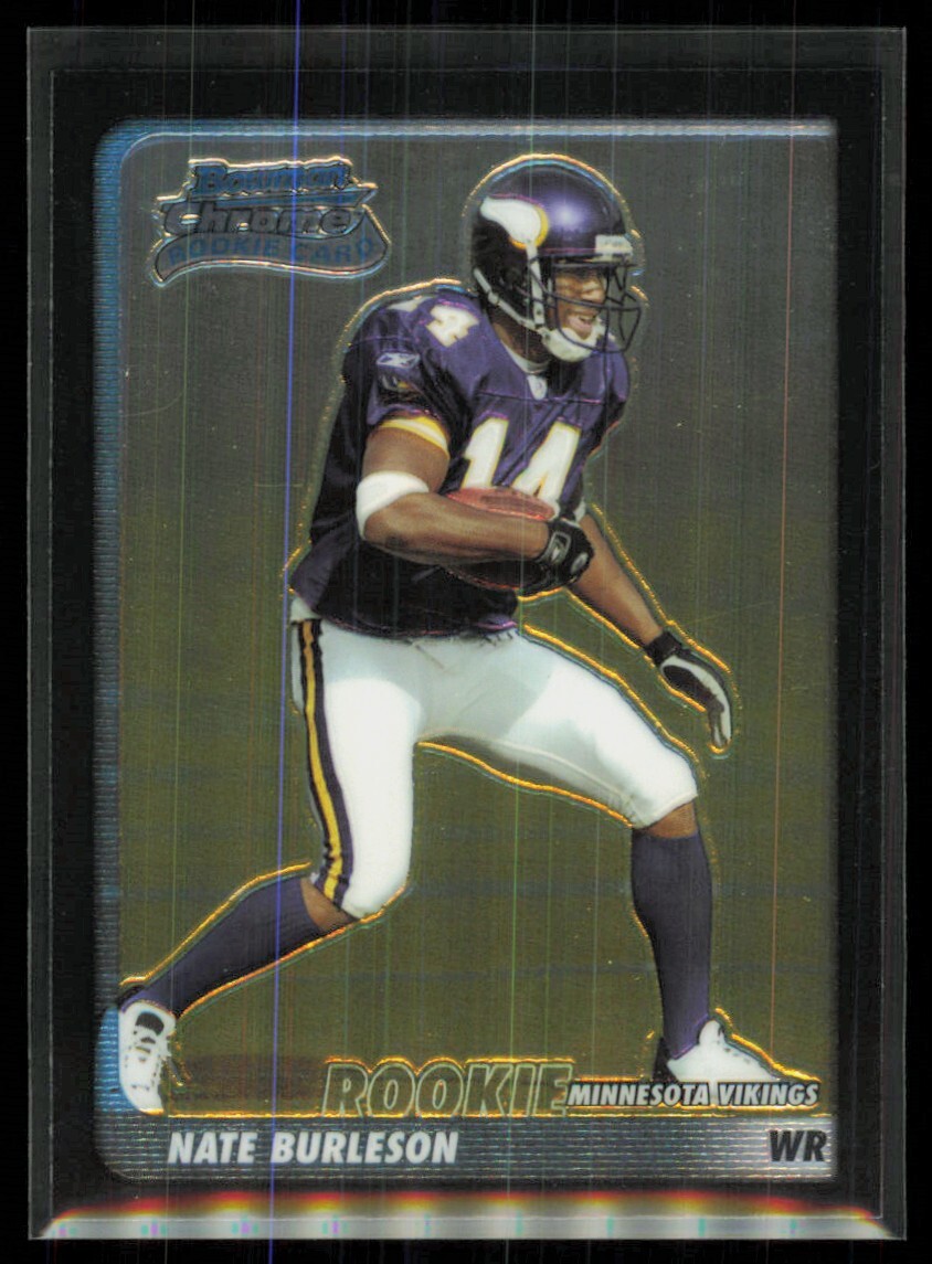 2003 Bowman Chrome Nate Burleson Rookie Minnesota Vikings #155
