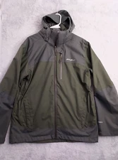Eddie Bauer Jacket Parka Mens Medium Weatheredge Plus Waterproof Hooded Lined M