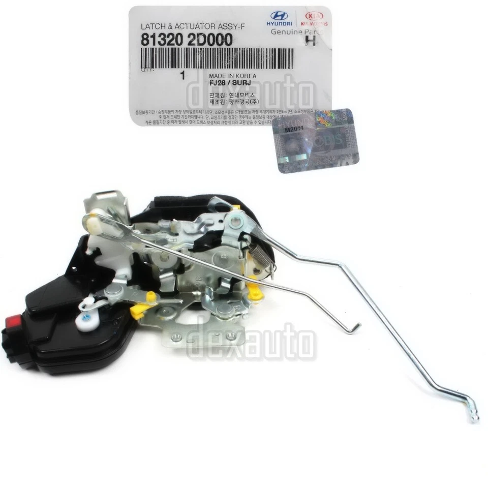 Actuador de cerradura de puerta delantero derecho 813202D000 para Hyundai Elantra 2001-2006 Foto 4 de 4