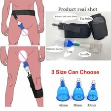 Male Penis Enlargement Extender Vacuum Stretcher Pump Hanger Bigger Enhancement