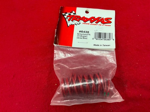 VINTAGE Traxxas 5438 Spring Shock Red GTR 3.5 rate GREEN Summit e revo ...