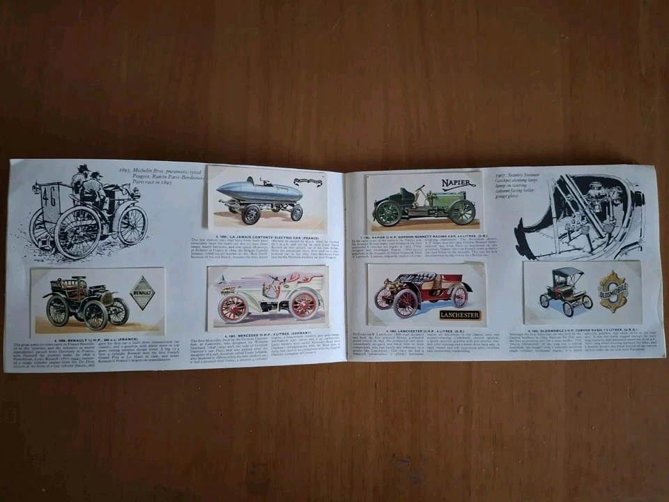 Brooke Bond Picture Cards History Of The Motor Car Complete Album UK - Image 3 of 4