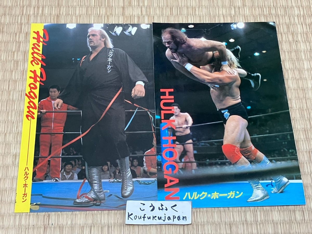 Hulk Hogan Bruiser Brody Stan Hansen Pro Wrestling Poster Set BBM