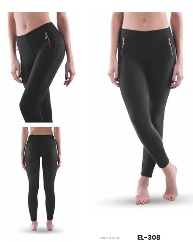 Leggings con banda laterale in pizzo | eBay