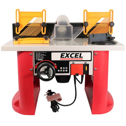 Excel Bench Top Router Table with Built In 1500w Variable Speed Motor ...