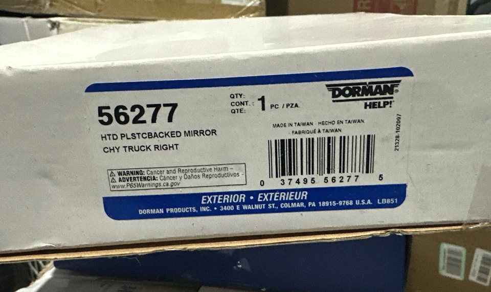 Espejo retrovisor puerta térmico eléctrico Dorman 56277 Dodge Ram 1500 2500 3500 nuevo Foto 2 de 2
