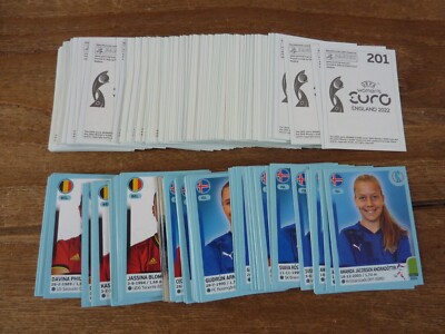 Panini UEFA Women's England Euro 2022 Fußball Sticker - 201-366 - Zahlen aussuchen