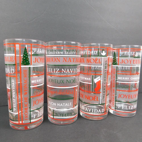 Culver International Xmas #825 圣诞套装 15 盎司冷藏眼镜原装盒 - 第 13 张/共 18 张