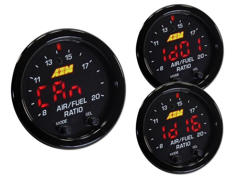 Gouges Parts AEM Wideband Sensor Gauge 30-0300 X-series AFR O2 UEGO Air Fuel Ratio ...