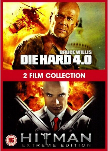 Die Hard 4.0 / Hitman Extreme Edition Bruse Willis 2010 DVD Top Qualität