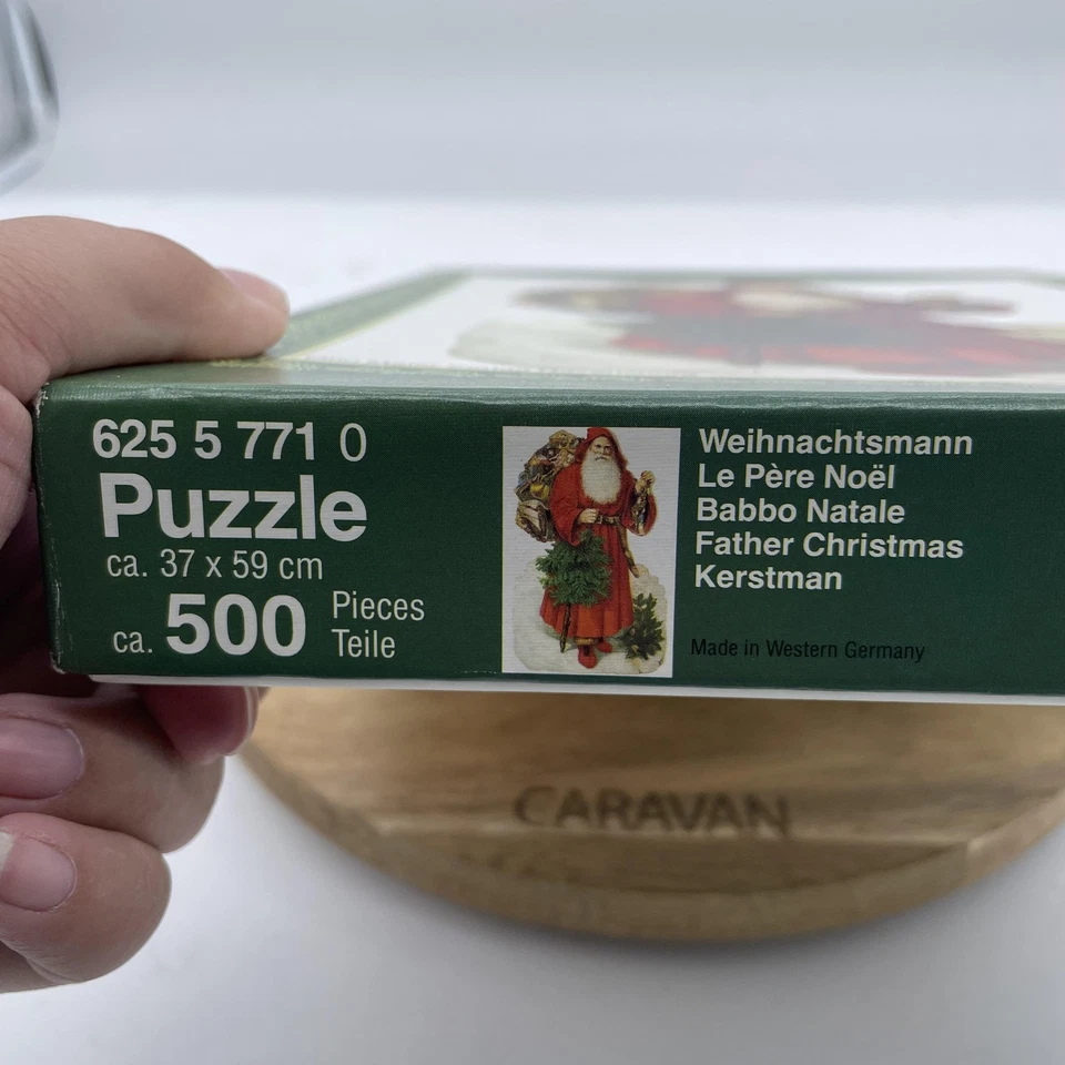 Vintage Ravensburger Weihnachtsmann Father Christmas Puzzle 500 Pieces Germany - Image 2 of 4