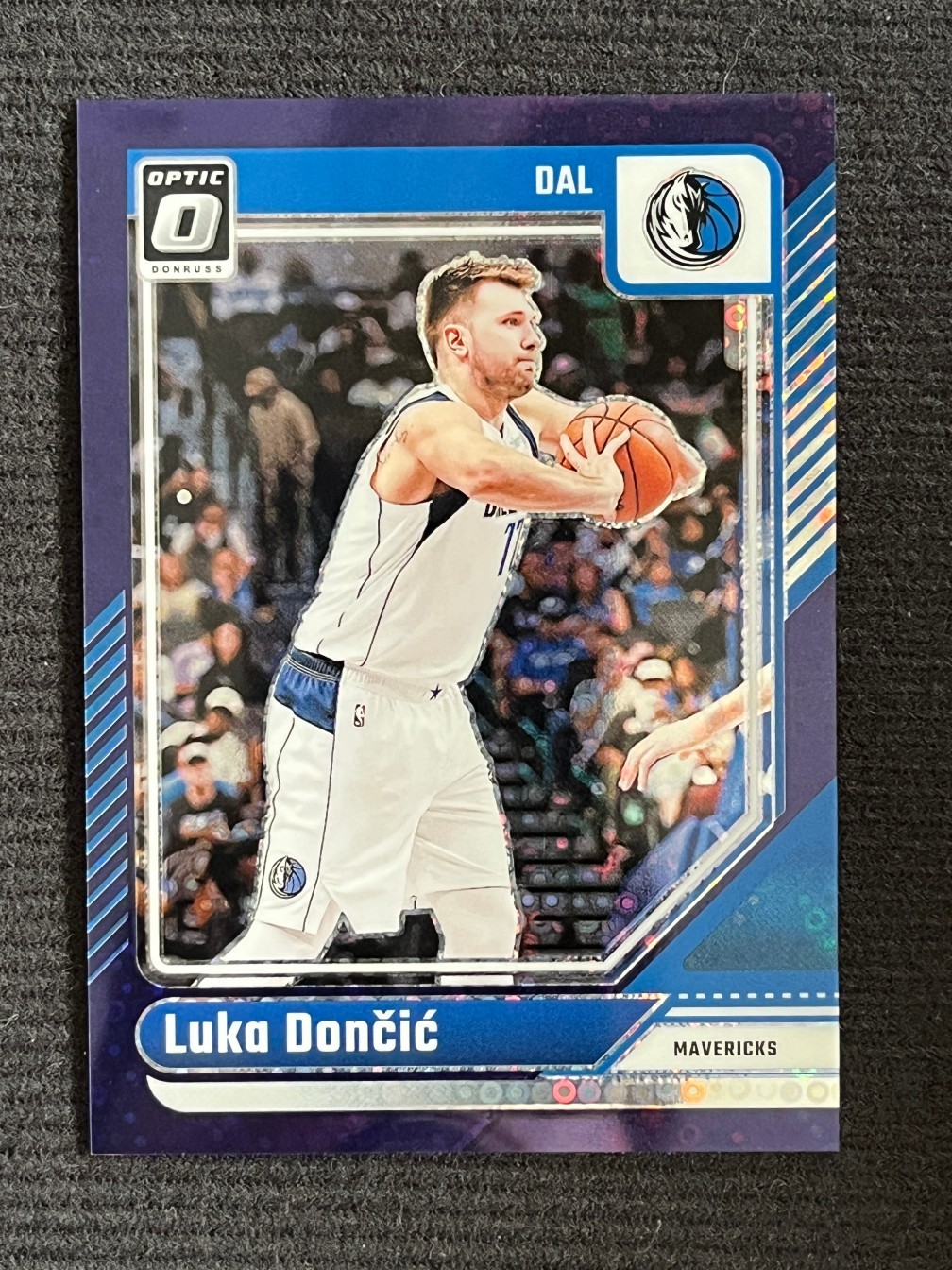 Luka Doncic 2024-25 Panini Donruss Optic Fast Break Purple /99 #214