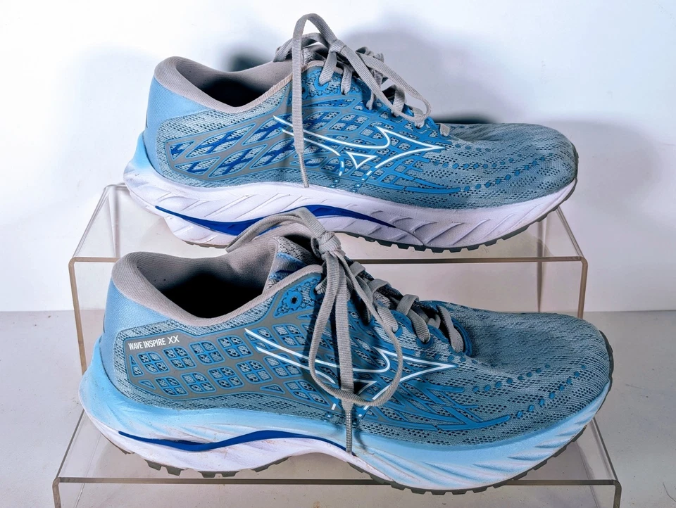 Zapatillas deportivas Mizuno Wave Inspire 20 411435 CR00 azules para mujer talla 8 Foto 4 de 4
