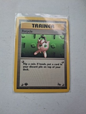 Pokémon Card Pokemon Trainer Recycle First Edition 1st