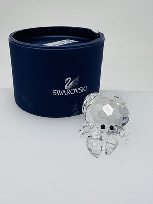 Swarovski Crystal Hermit Crab Figurine 671837 MIB W/ Beveled Display Mirror