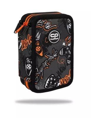 5903686368844 Piórnik 3-komorowy z wyposażeniem Coolpack jumper 3 Gamer Patio