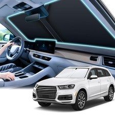 300T Universal Car Windshield Sun Shade, Foldable Reflective for Windshield ...
