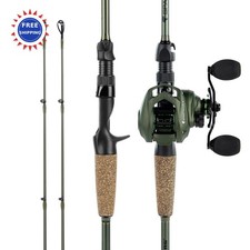 KastKing Spartacus II Baitcasting Fishing Reel Combo 7 1 MH Right Handed