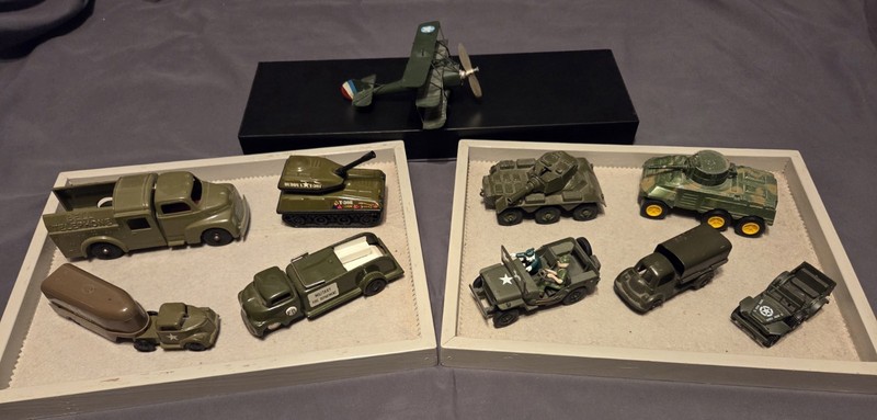 Vintage Military Plane, Trucks, Tanks And So Much More FUN . All Original As Is.