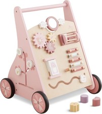 Wooden Baby Walker Push Pull Learning Activity Walker Kids Activity Toy