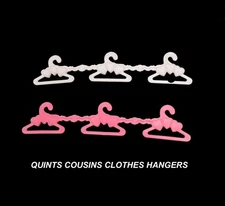 Tyco Quints Cousins 3-in-1 Clothes Hanger Accessory Replacement Part Purple Pink