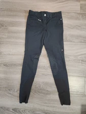 Equiline Knee Patch Breeches G-Zone Navy Women's Size IT 40