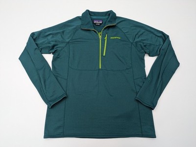 Patagonia R1 Regulator 1/2 Zip Polartec Grid Waffle Fleece Pullover Jacket Men L