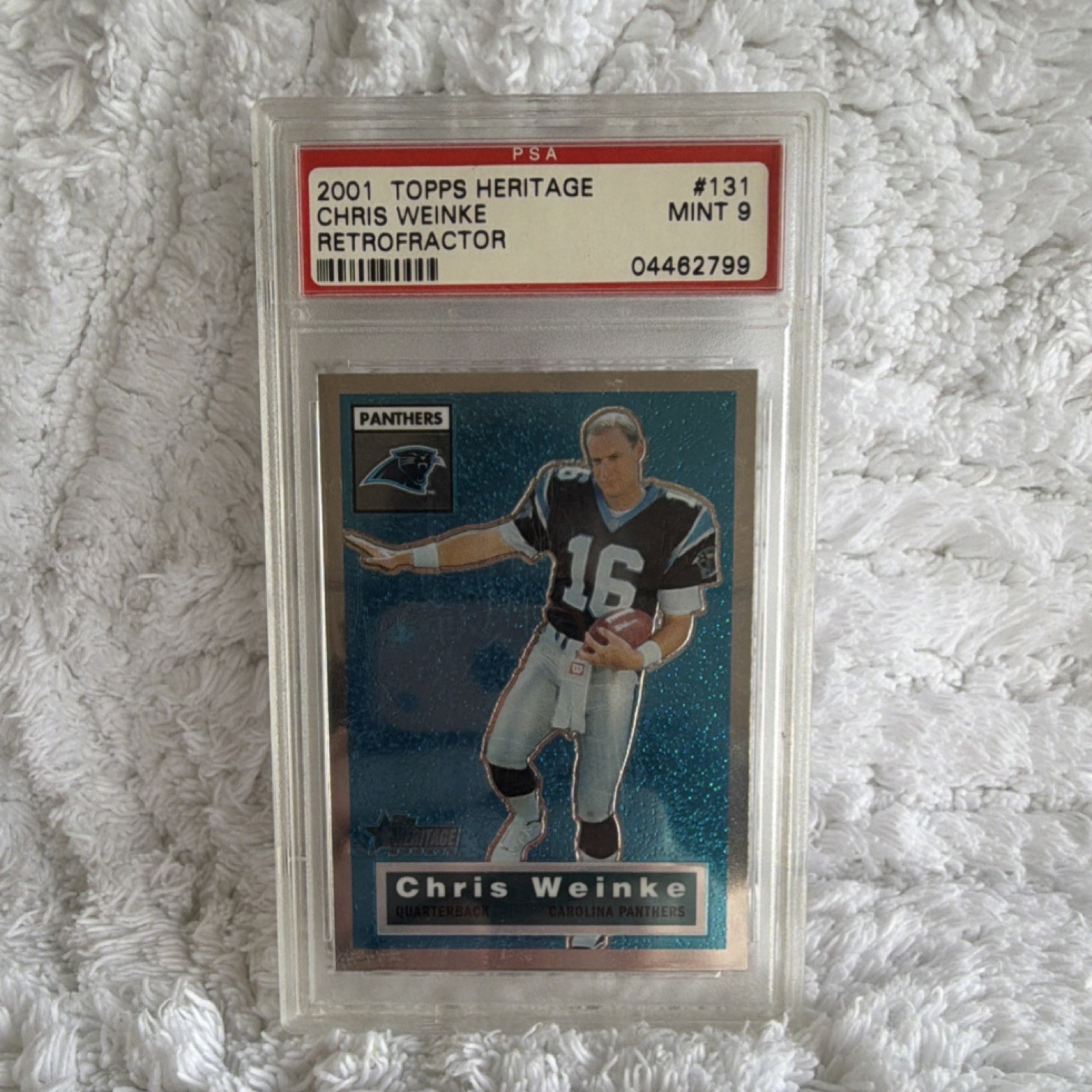 Chris Weinke Topps Heritage #131 Retrofractor