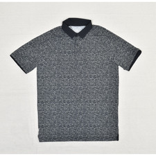 Under Armour Men Polo Shirt Polyester Black Short Sleeve Size S Iso Chill Loose