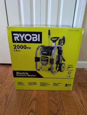 #ad RYOBI 2000 PSI 1.2 GPM Cold Water Corded Electric Pressure Washer $179.95