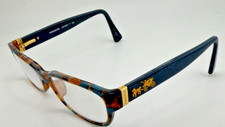 COACH EYEGLASSES FRAMES ONLY HC60078 5337 TRAL CONFETTI/TEAL FULL RIM 52-16-135