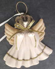 CECILE Greyhound Angel Dog Christmas Ornament NEW