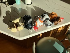 Star Wars Buddies Plush Stuffed Lot Of 5 Chewbacca, R2-D2, NEW with Tags Kolhs