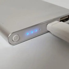 Michel 4000mAh Silver Power Bank