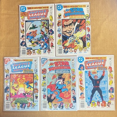Crisis On Earth-Prime 1982; Justice League  207-209, All-Star Squadron 14-15
