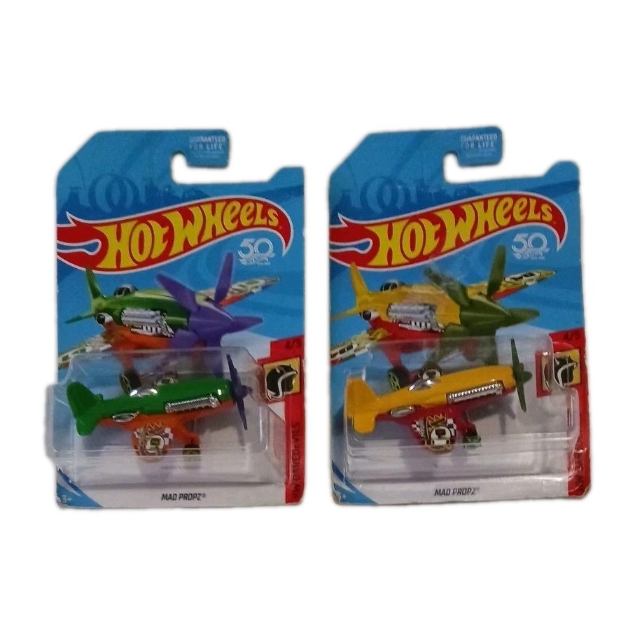 2018 50th anniversary Hot Wheels Mad Propz - Lot Of 2  