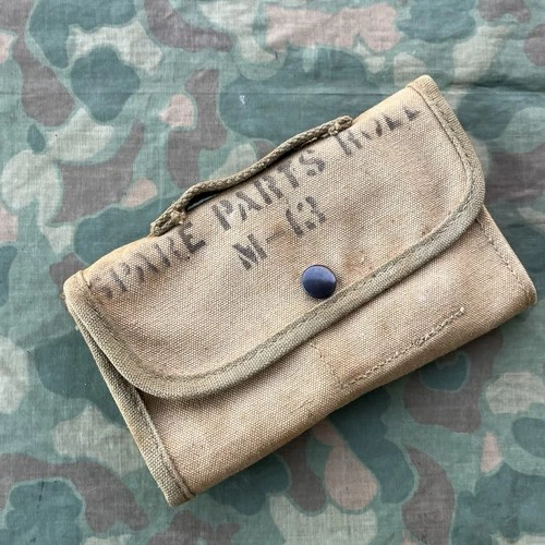 NOS Original WWII US Military M13 Spare Parts Tool Roll Field Gear WW2