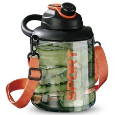 2.2L Water Bottle Extra Strong Leakproof BPA Free 2.2 Litre Large Water Jug GYM