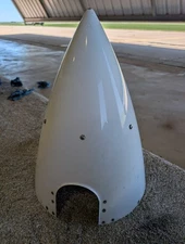 M20 Mooney Prop Spinner Dome (680031-517) with Cracked Aft Bulkhead (680031-027)