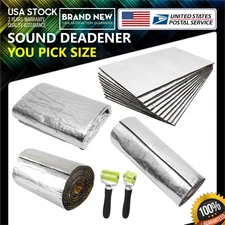 YOU PICK Sound Deadener Mat For Wall, floor, roof Noise Heat Insulation hood