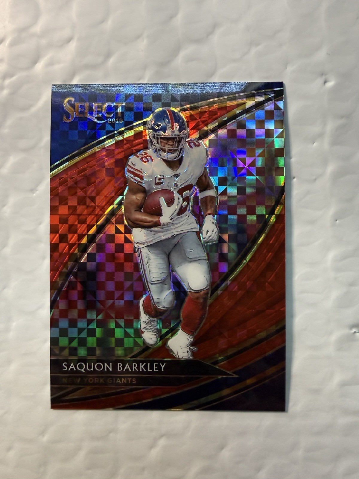 2019 Panini Select - Field Level Saquon Barkley #209 Red Prizm /49